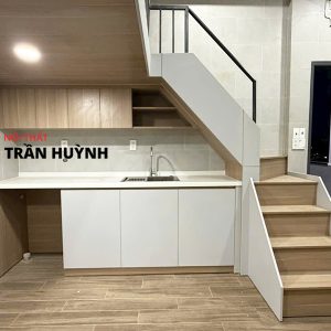 Bếp Đá Solid Surface Cao Cấp – Xu Hướng Nội Thất Căn Hộ Mini 2026