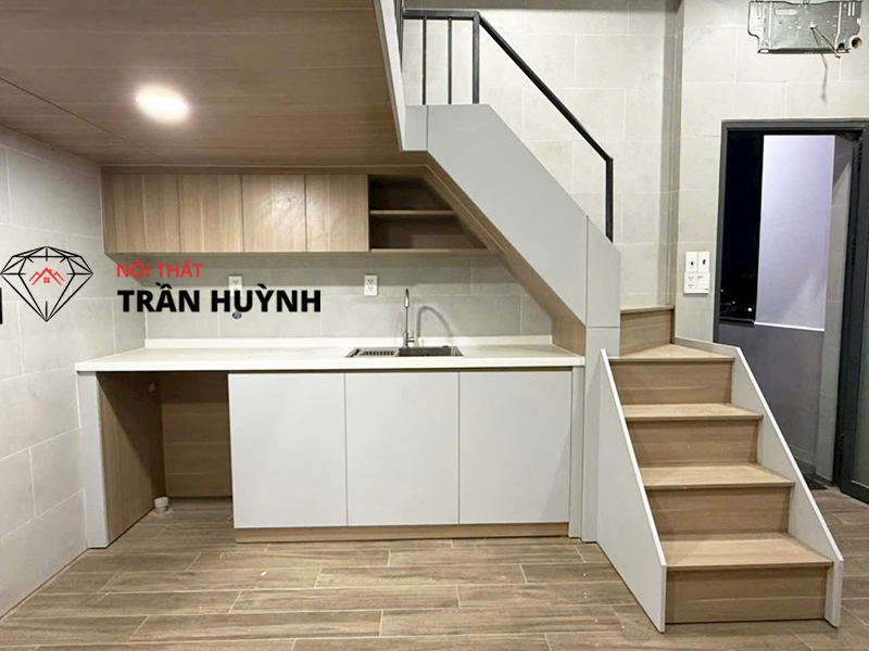 Bếp Đá Solid Surface Cao Cấp – Xu Hướng Nội Thất Căn Hộ Mini 2026