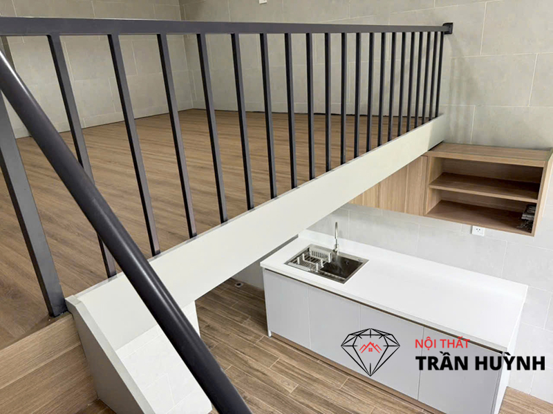 Bếp Đá Solid Surface Cao Cấp – Xu Hướng Nội Thất Căn Hộ Mini 2026