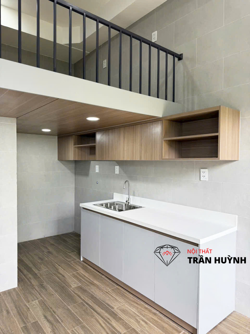 Bếp Đá Solid Surface Cao Cấp – Xu Hướng Nội Thất Căn Hộ Mini 2026