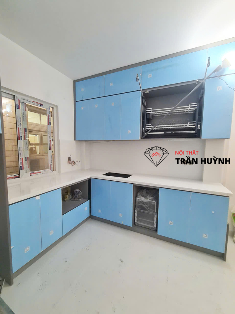 Dự Án Thi Công Mặt Bếp Đá Solid Surface Màu Trắng Tại BV Thống Nhất, Tân Sơn Nhất, TP.HCM