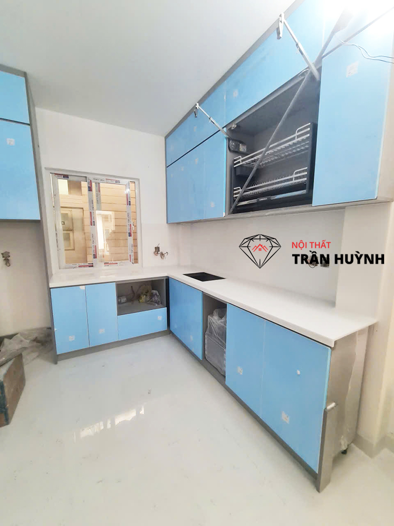 Dự Án Thi Công Mặt Bếp Đá Solid Surface Màu Trắng Tại BV Thống Nhất, Tân Sơn Nhất, TP.HCM