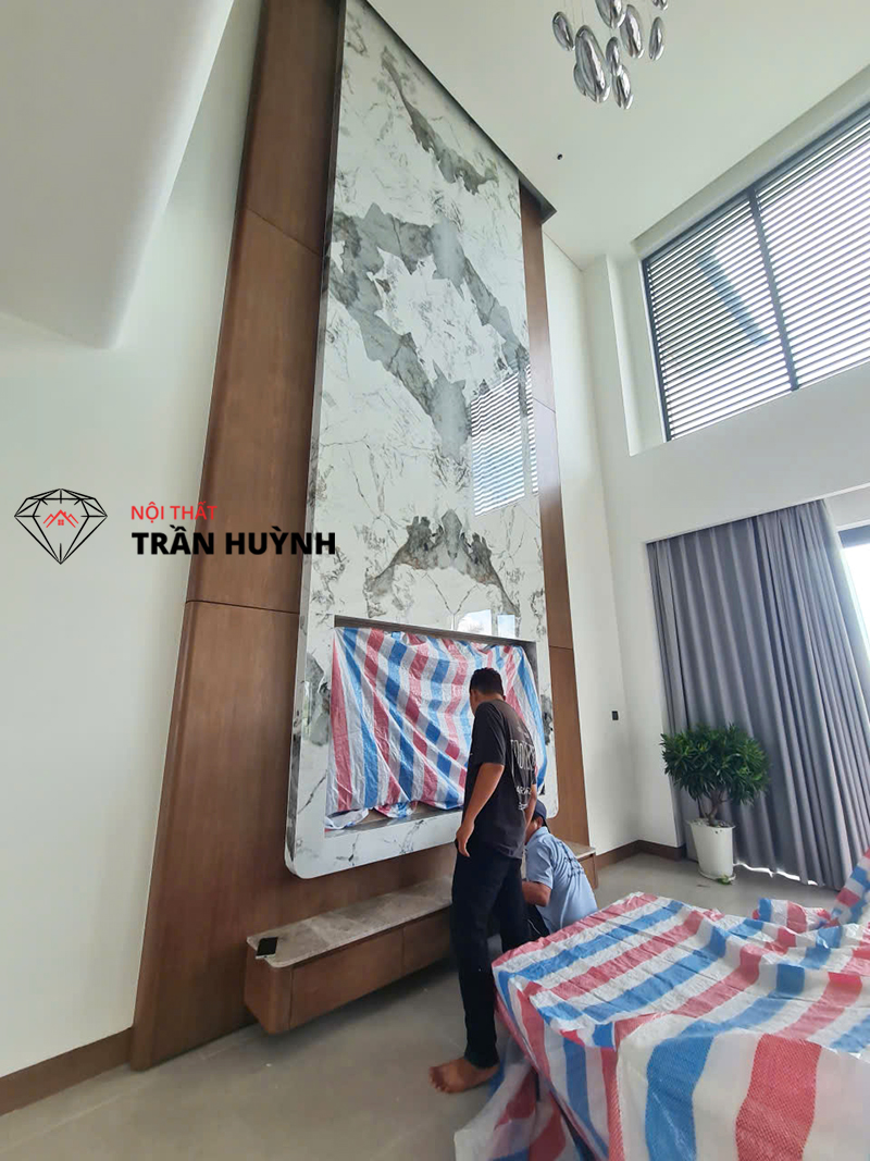 Hoàn Thiện Công Trình Long An Với Giải Pháp Thi Công Đá Nhân Tạo Trọn Gói