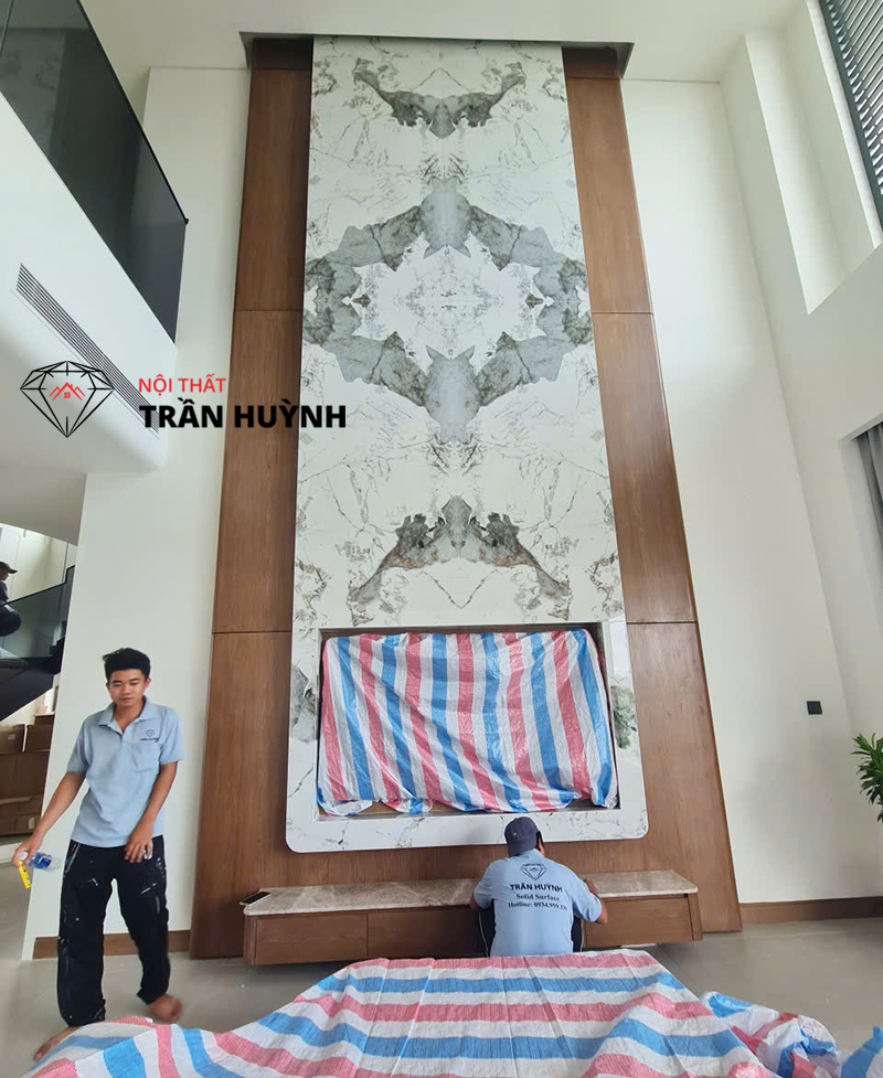 Hoàn Thiện Công Trình Long An Với Giải Pháp Thi Công Đá Nhân Tạo Trọn Gói