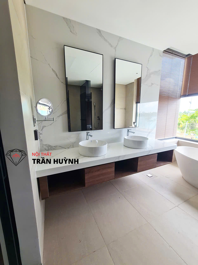 Hoàn Thiện Công Trình Long An Với Giải Pháp Thi Công Đá Nhân Tạo Trọn Gói