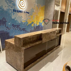 Dự Án Thi Công Quầy Đá Marble Emperador Tại AEON Mall Đà Nẵng