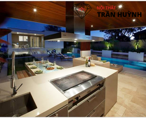 Có Thể Dùng Đá Solid Surface Ngoài Trời Không? Điều Kiện Và Giải Pháp