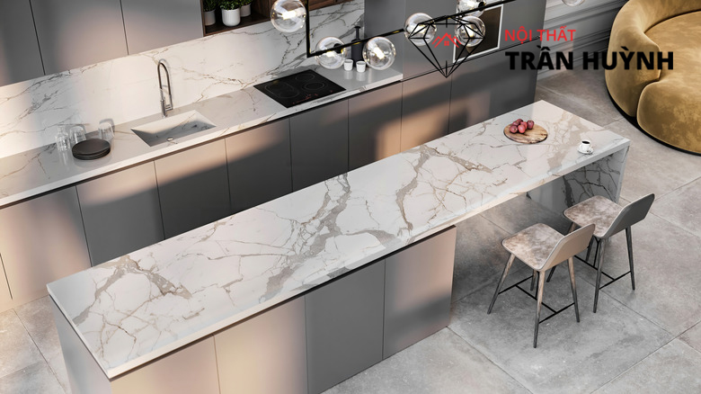 Đá Nung Kết Và Đá Solid Surface: Nên Chọn Loại Nào Cho Từng Hạng Mục?