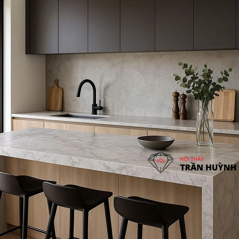Đá Nung Kết Và Đá Solid Surface: Nên Chọn Loại Nào Cho Từng Hạng Mục?