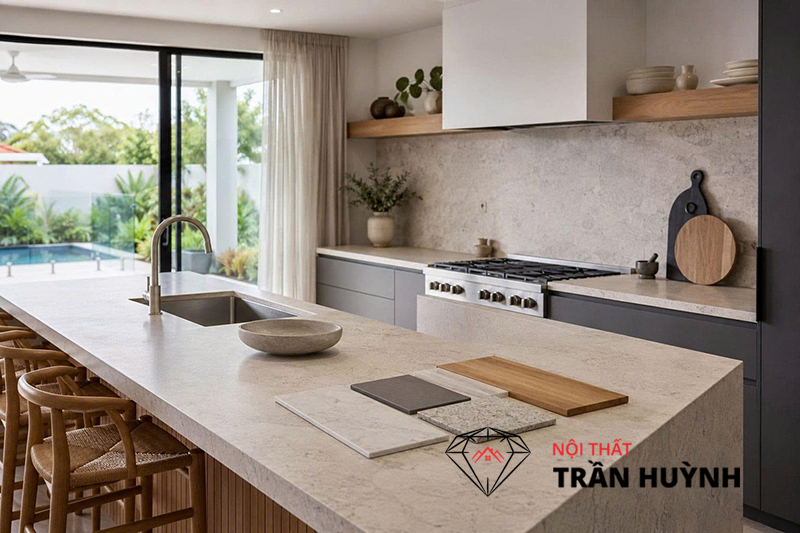 Đá Nung Kết Và Đá Solid Surface: Nên Chọn Loại Nào Cho Từng Hạng Mục?