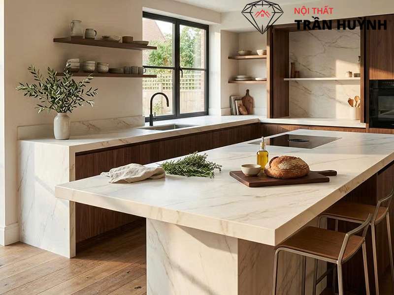 Top Xu Hướng Đá Nung Kết Nội Thất 2026: Đột Phá Đắng Cấp